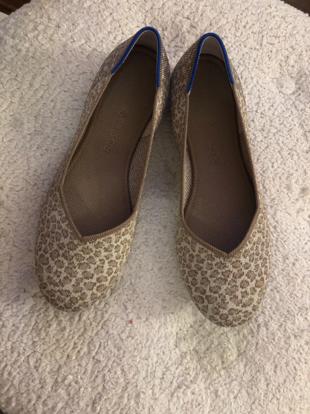 Rothys the flat cheetah women’s size 10.5
